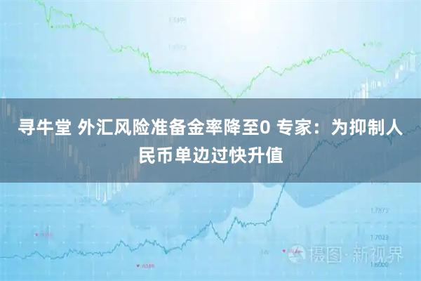 寻牛堂 外汇风险准备金率降至0 专家：为抑制人民币单边过快升值