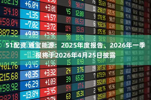 51配资 通宝能源：2025年度报告、2026年一季报将于2026年4月25日披露