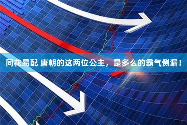 同花易配 唐朝的这两位公主，是多么的霸气侧漏！