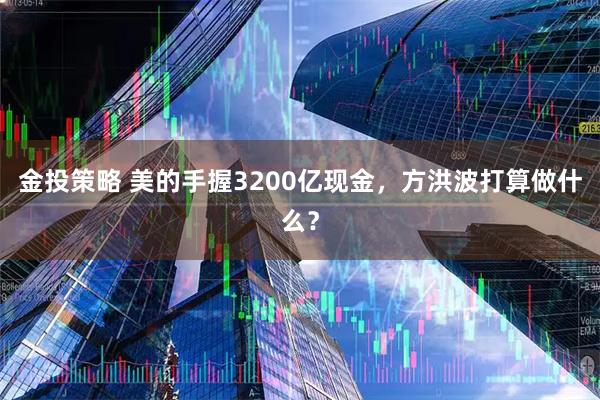 金投策略 美的手握3200亿现金，方洪波打算做什么？